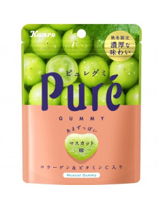 KANRO甘樂 Pure 水果實感軟糖-葡萄