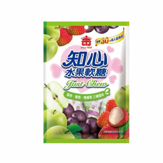 CARAMELOS DE FRUTAS SABOR LICHI, UVA Y MANZANA 235g